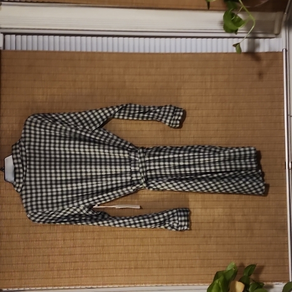 NWT Cooper Kay Black and White Junior Size Plaid Dress - Picture 4 of 6